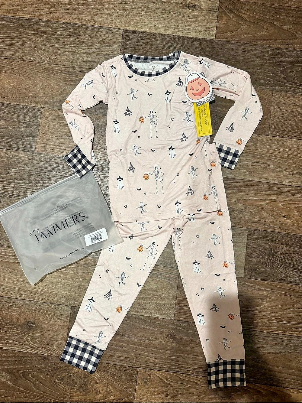 In my jammers Kids Halloween Pajama Set NWT